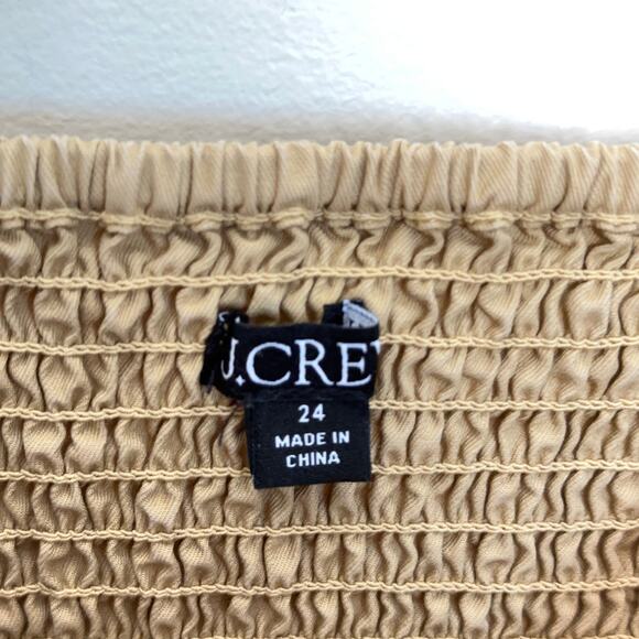 J. CREW Plus Pleated A-Line Chino Dress Khaki Tan Natural Neutral {RR11} - Picture 6 of 8